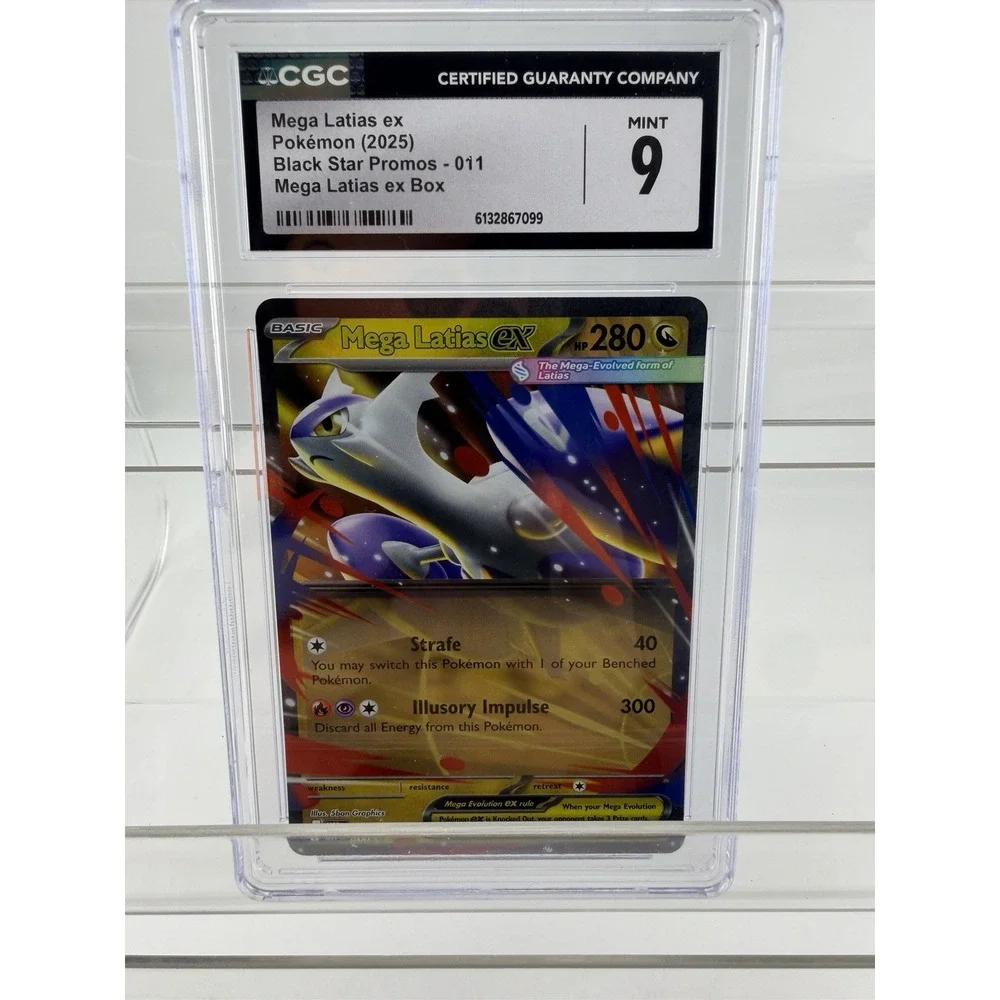 English Mega Latias ex Pokémon (2025) Black Star Promos - 011 Mega Latias ex Box
